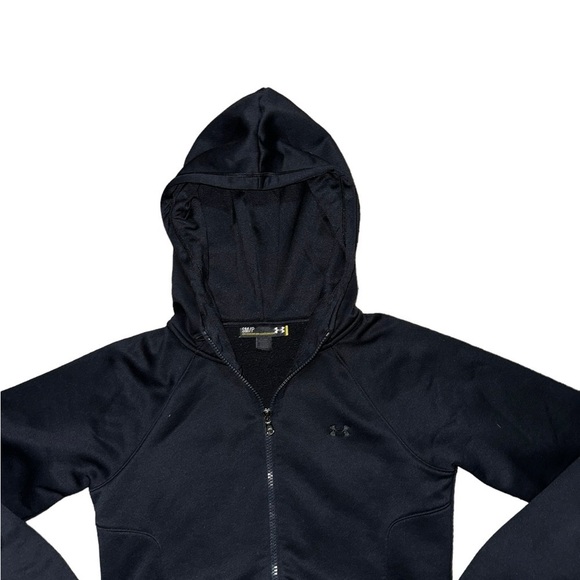 Women’s Under Armour Zip Up Jacket Black Size Small - Picture 6 of 8